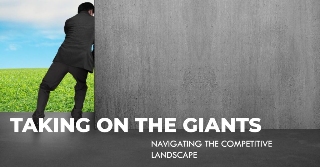 Taking on the giants is one of the digital transformation challenges for small businesses, competition with large corporations